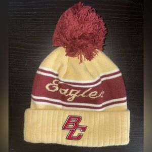 Beanie Boston College Eagles Pom-Pom Beanie OS Like New! BC Football